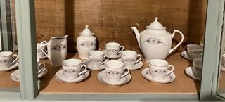 Juego de té/ café porcelana fina
