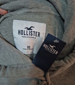 Hollister sudadera gris mujer Talla XS