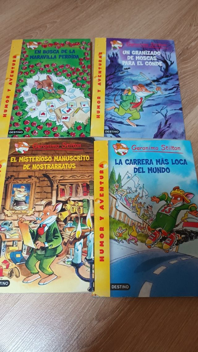 Geronimo Stilton 5€ cada uno