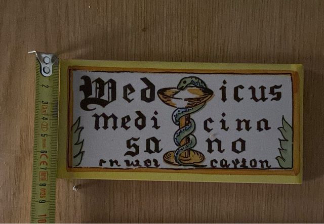 Ceramica antigua valenciana oficio medico farma