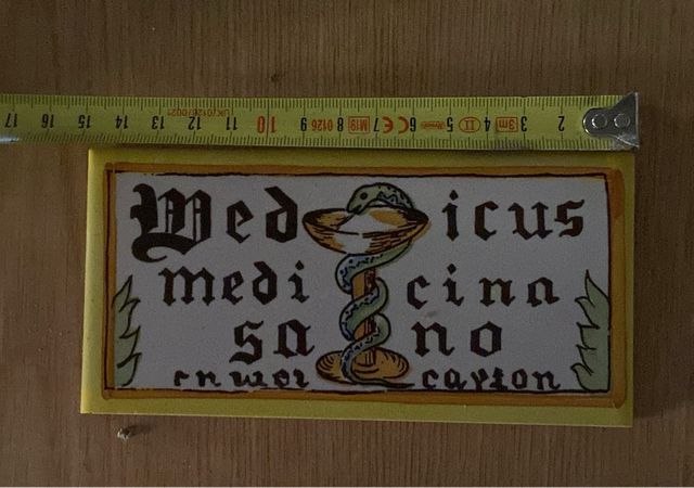 Ceramica antigua valenciana oficio medico farma