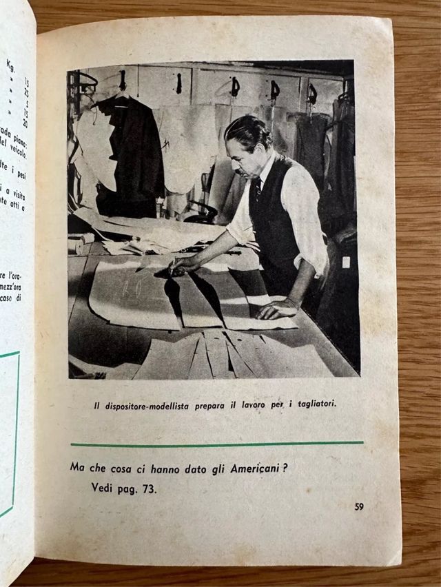 Manuale del lavoratore dell'abbigliamento 1953/54