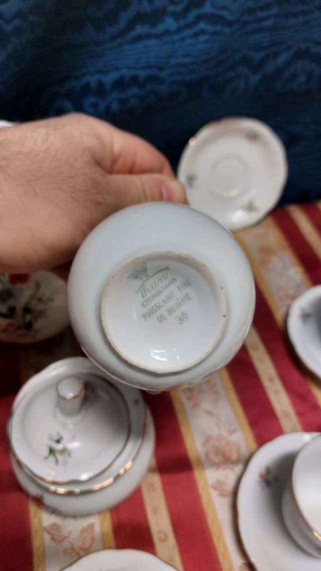 Servizio Porcellana thun boemia anni 50