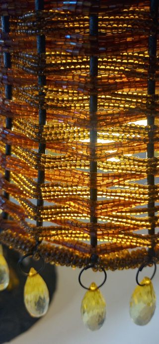 Lámpara vintage pie forja