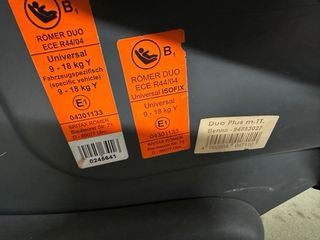 Sillita coche ROMER Duo Plus