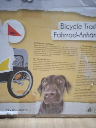 IDEAL REMOLQUE de bicicleta JOLLY ARA MASCOTAS