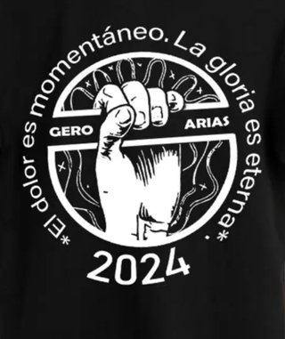Pegatina Gero Arias superación
