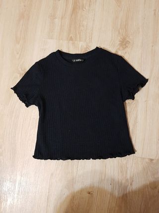Camiseta shein azul marino