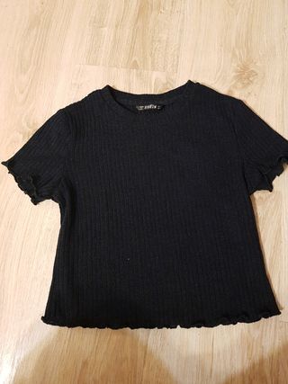 Camiseta shein azul marino
