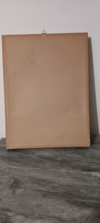 Quadro rosa mezzo punto