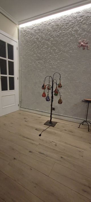 Lampara pie, vintage 