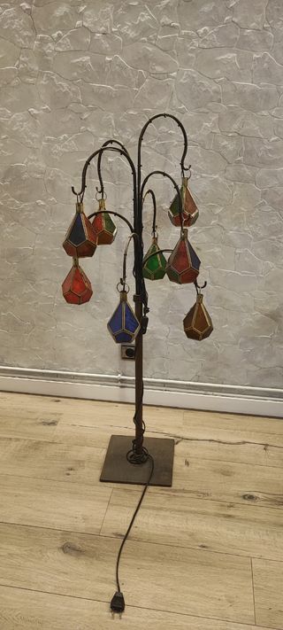 Lampara pie, vintage 