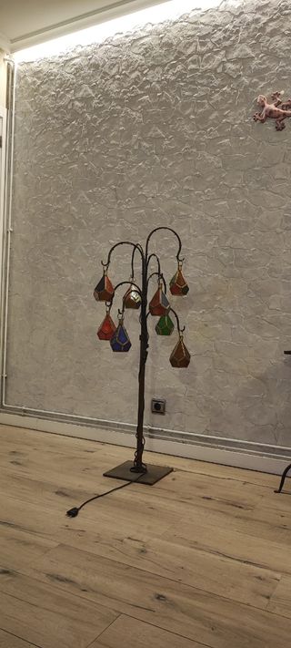 Lampara pie, vintage 