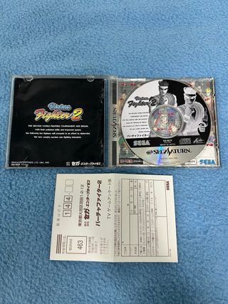 Virtua Fighter 2 con tarjeta de reg. Sega Saturn