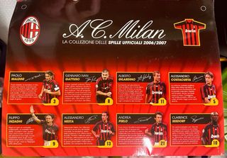 Milan - La collezione delle spille ufficiali 06/07