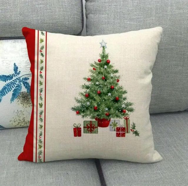 Conjunto de 4 capas de almofada 45x45. Motivos Natalinos