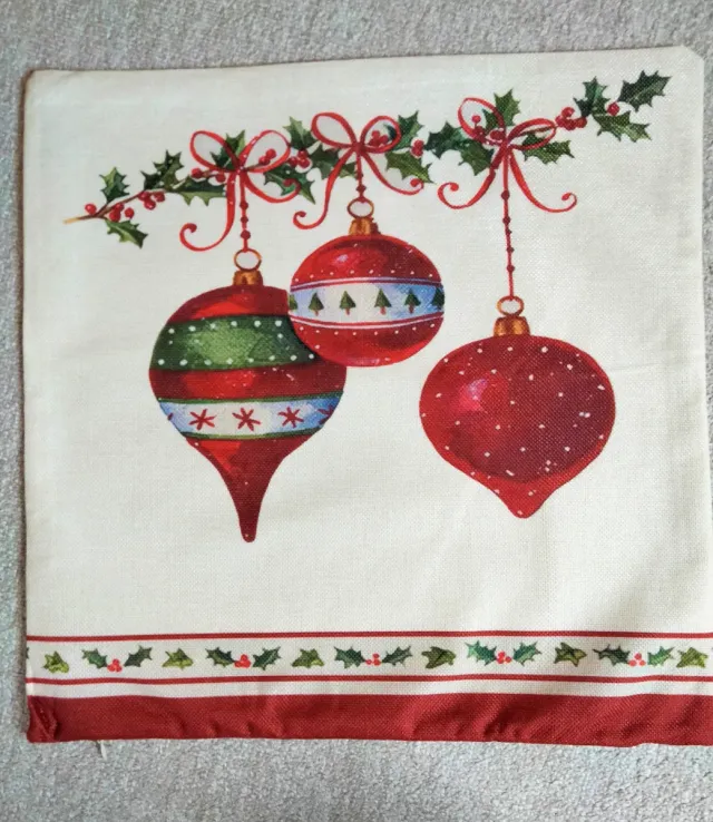 Conjunto de 4 capas de almofada 45x45. Motivos Natalinos