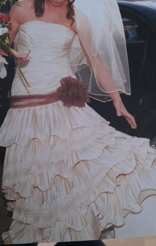 Vestido de novia diseñador PEPE BOTELLA 