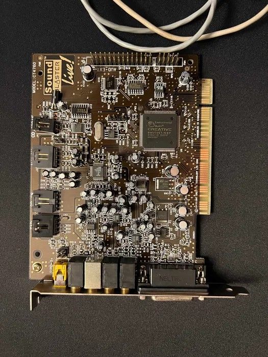 Placa de som + colunas