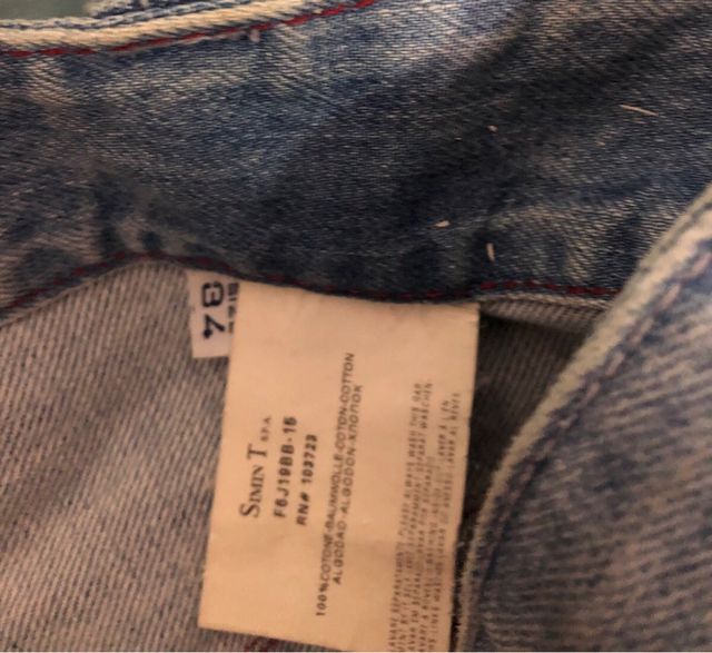 Armani Jeans Vintage indigo 007 Tg 34