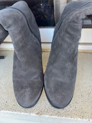 Botas altas de piel