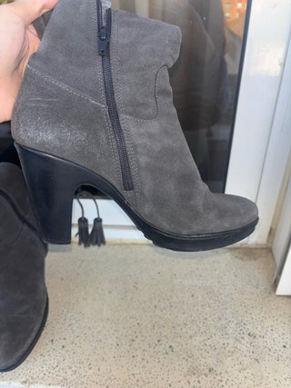 Botas altas de piel