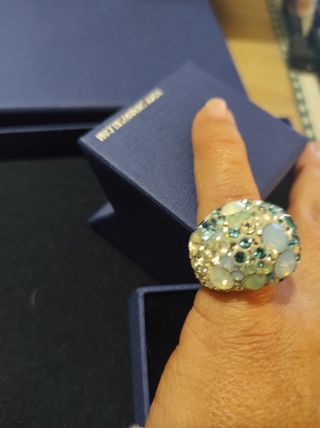 Anillo Swarovski coctel 