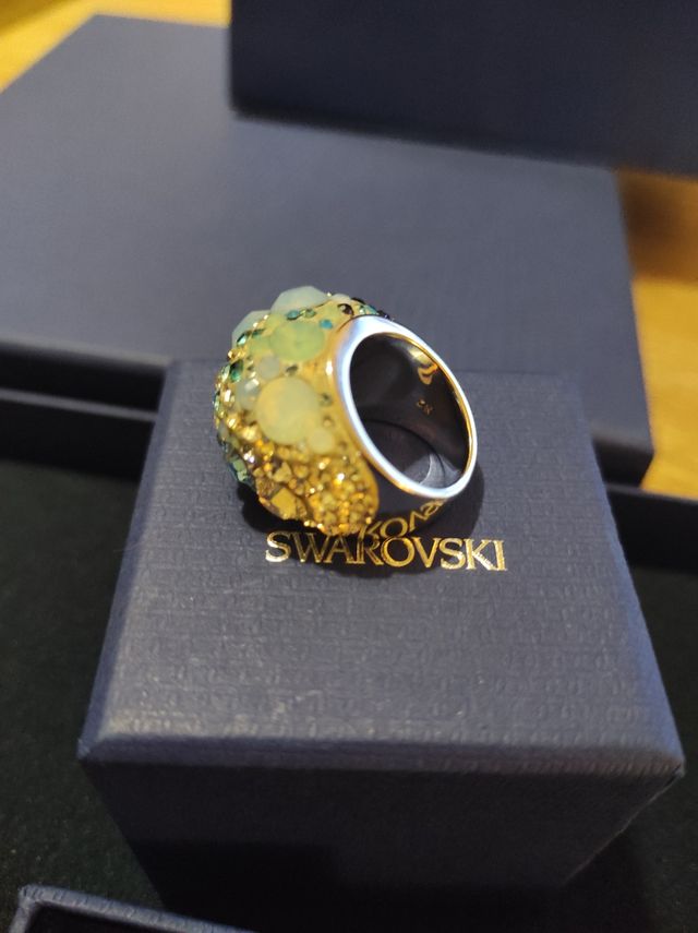 Anillo Swarovski coctel 