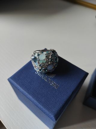 Anillo Swarovski coctel 