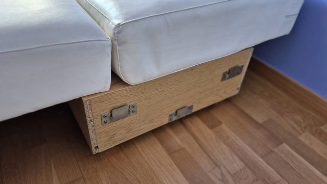 Sofá-cama con arcón