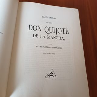 Don Quijote de la Mancha (Tomo II)