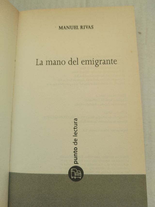 LA MANO DEL EMIGRANTE