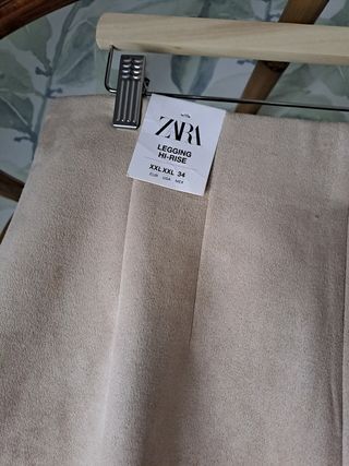 Pantalón Zara mujer beige xxl