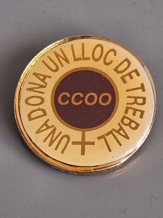 Pin político años 70 CC.OO