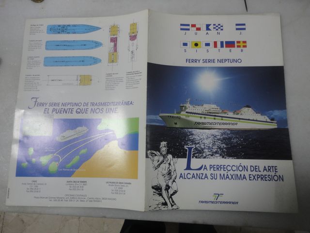 TRANSMEDITERRANEA JUAN J SISTER VIAJE INAGURAL