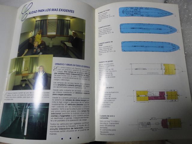 TRANSMEDITERRANEA JUAN J SISTER VIAJE INAGURAL