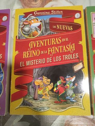 Lote 5 libros Gerónimo Stilton 