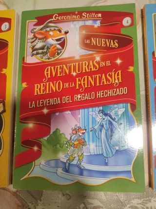 Lote 5 libros Gerónimo Stilton 