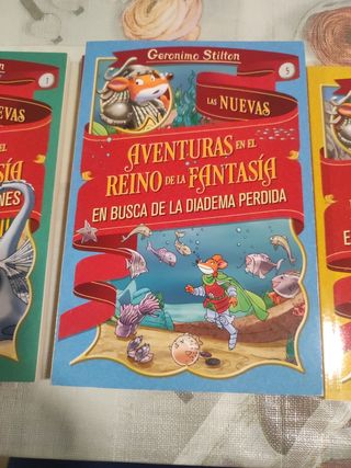 Lote 5 libros Gerónimo Stilton 