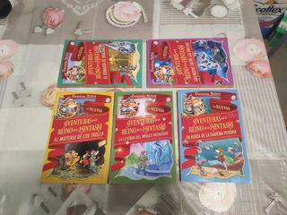Lote 5 libros Gerónimo Stilton 