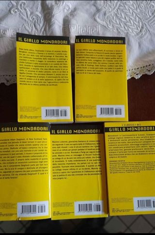 5 libri "Il giallo Mondadori"