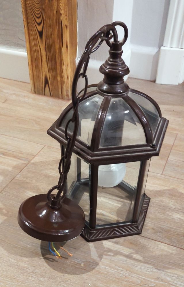 Lámpara estilo rustico