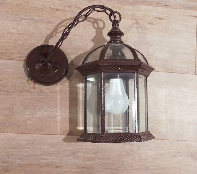 Lámpara estilo rustico