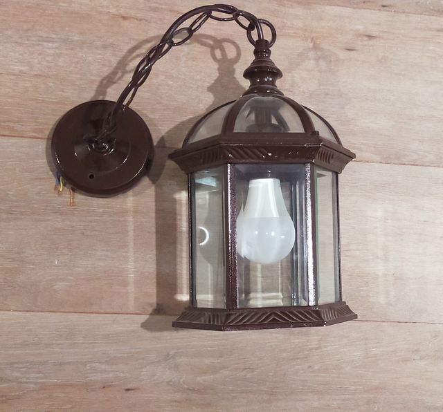 Lámpara estilo rustico