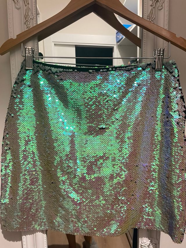 Minifalda lentejuelas