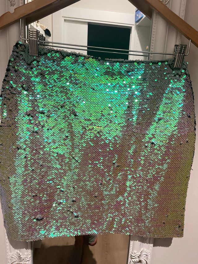 Minifalda lentejuelas