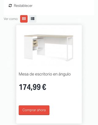Mesa escritorio 