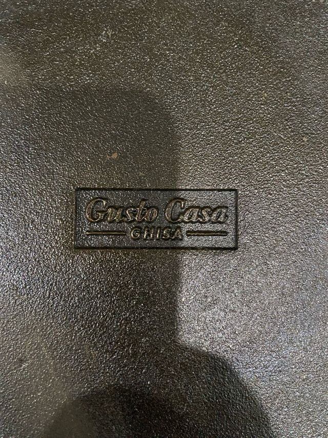 Piastra cucina ghisa 24x24 cm