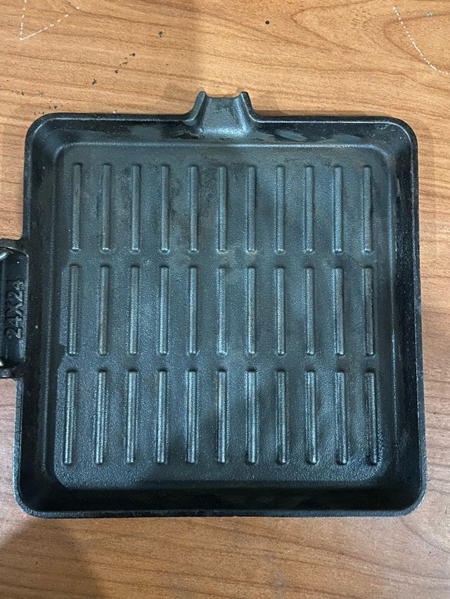 Piastra cucina ghisa 24x24 cm