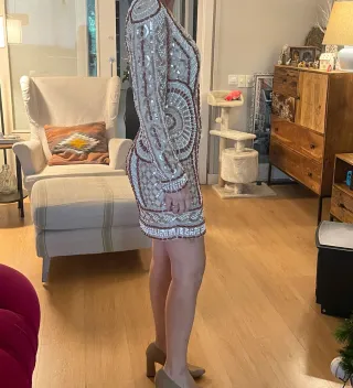vestido joya talla 38 nuevo, ideal fiestas navidad